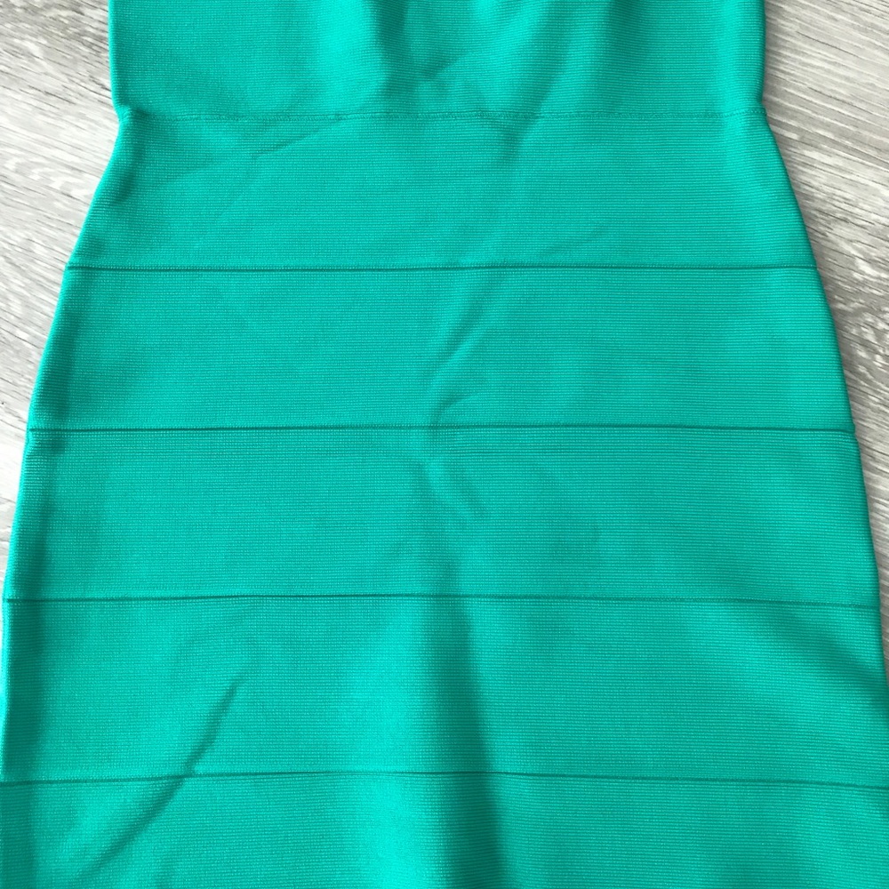 BCBG Green Bandage Mini Skirt
